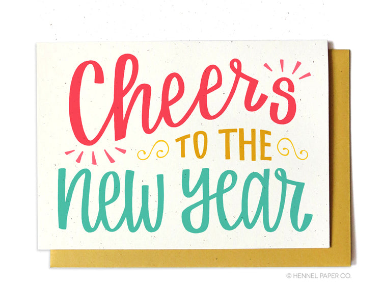 Holiday Card - Cheers to the New Year - XM23