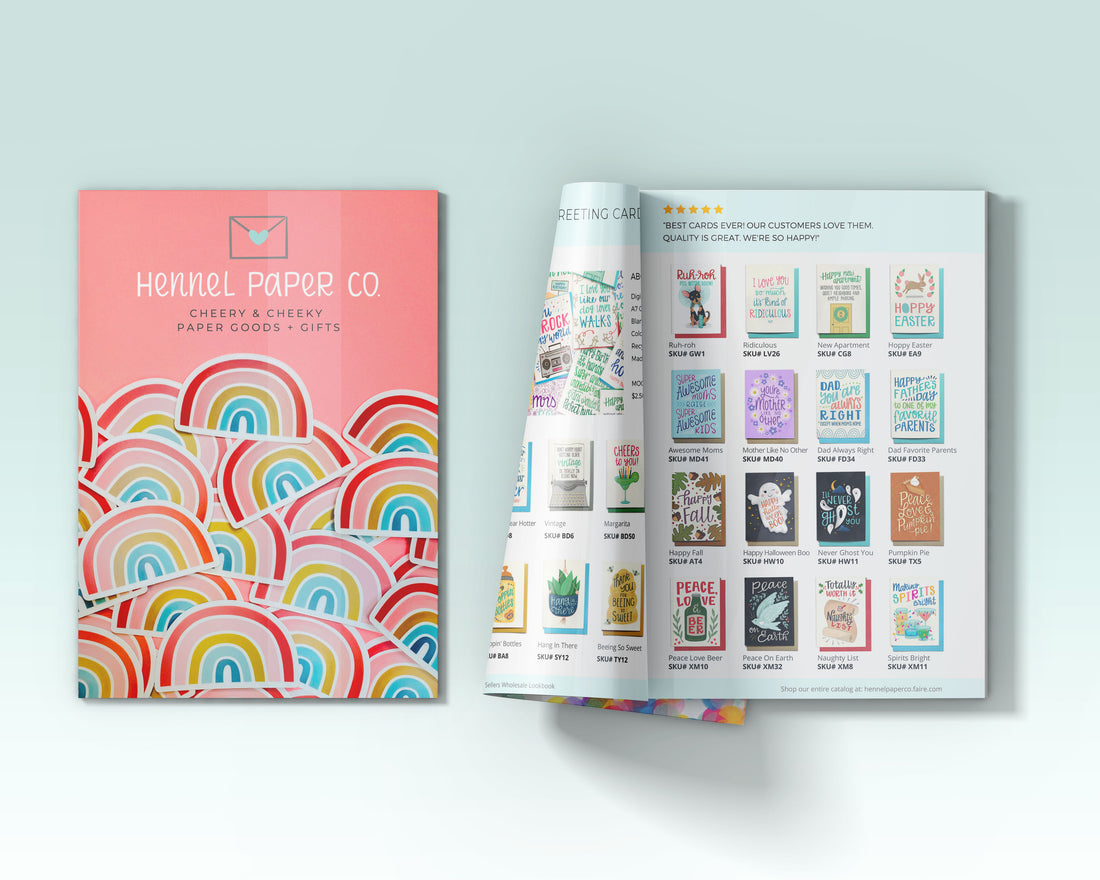 Cheery & Cheeky Stationery and Gifts 2023 Lookbook - Hennel Paper Co.
