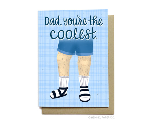 Birthday Card - Father's Day Card - Socks and Sandals - FD40