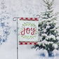 Garden Flag - Joy - Christmas