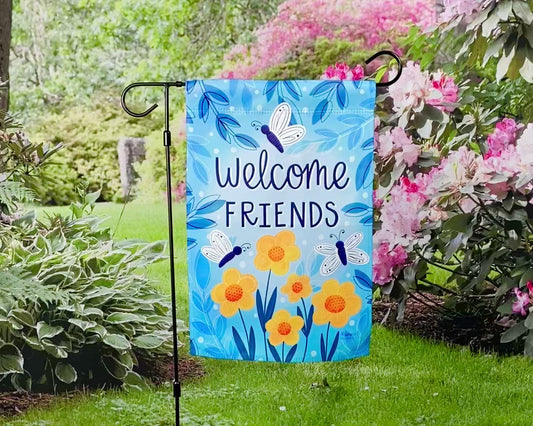 Garden Flag - Welcome Friends