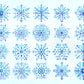 Clipart - Blue Snowflakes