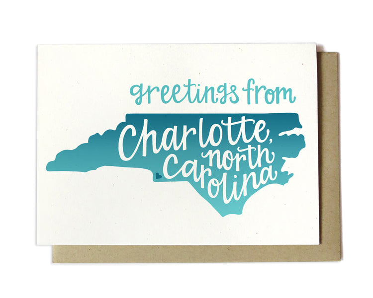 Hello Card - Charlotte NC - GF2