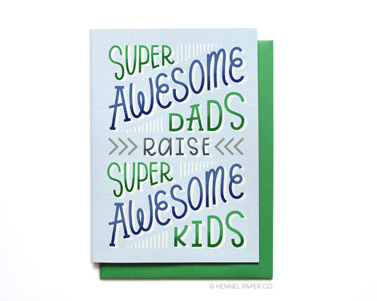 Father's Day Card - Awesome Dads