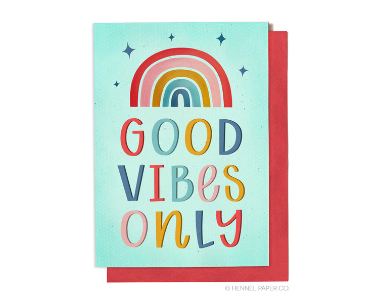 Hello Card - Good Vibes Only - HI7
