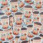 Happy Pumpkin Spice Latte Season Sticker