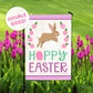 Garden Flag - Hoppy Easter