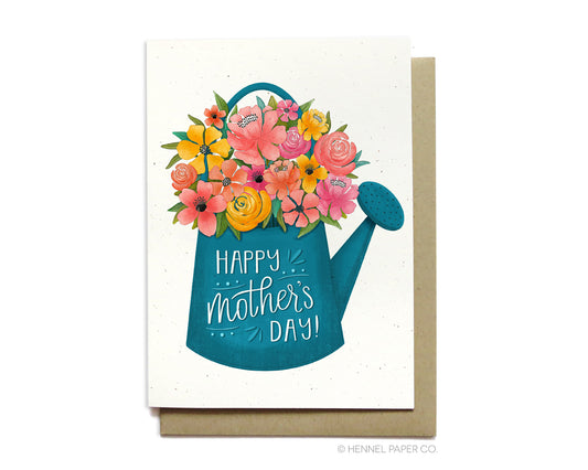 Mother's Day Card - Watering Can - MD38