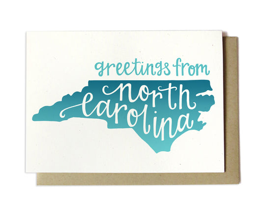 Hello Card - North Carolina - GF1