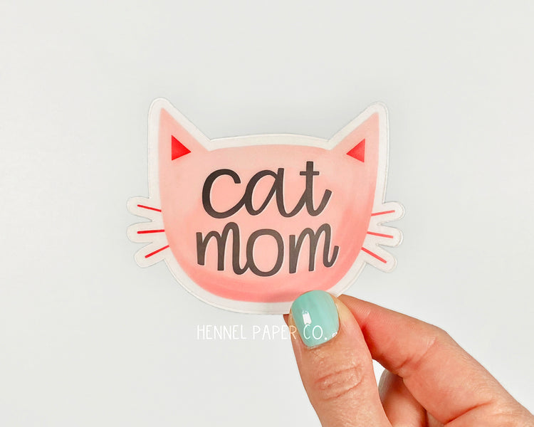 Cat Mom Sticker