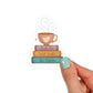 Drink Tea Read Books Be Happy Sticker