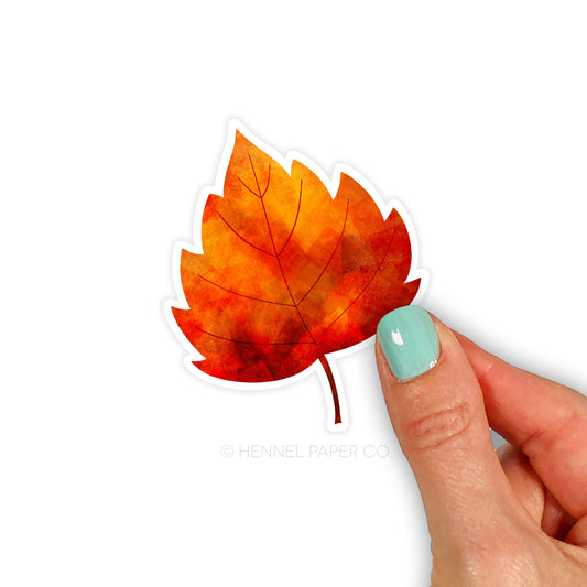 Fall Leaf Sticker