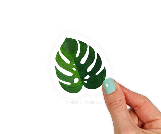 Monstera Leaf Sticker