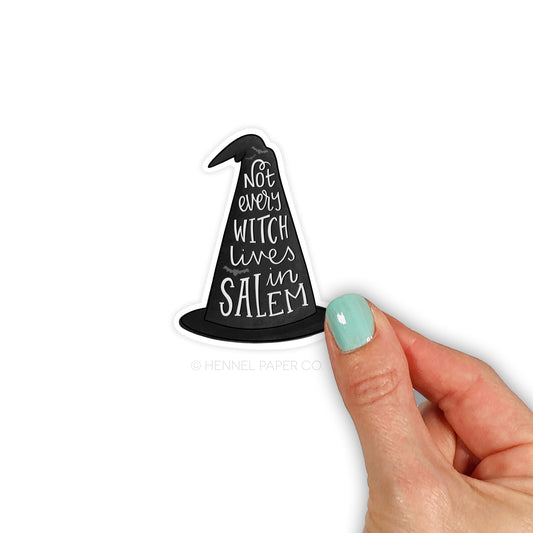 Halloween Witch Hat Sticker