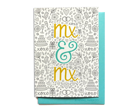 Wedding Card - Mx & Mx - WD14
