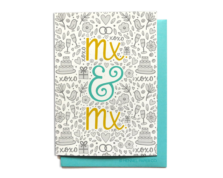 Wedding Card - Mx & Mx - WD14