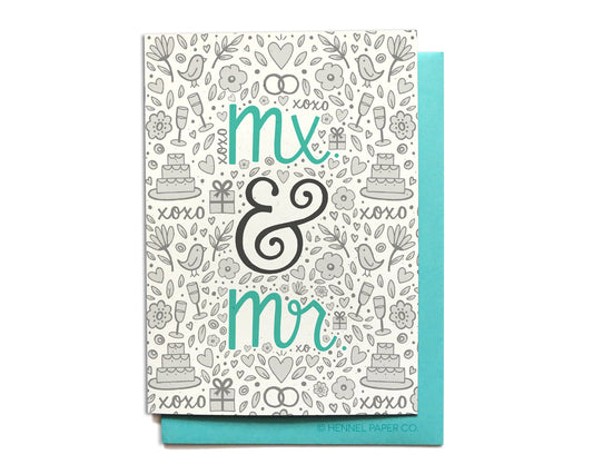 Wedding Card - Mx & Mr - WD16