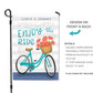 Garden Flag - Enjoy the Ride Bike