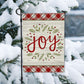 Garden Flag - Joy - Christmas