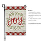 Garden Flag - Joy - Christmas