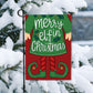 Garden Flag - Merry Elfin Christmas