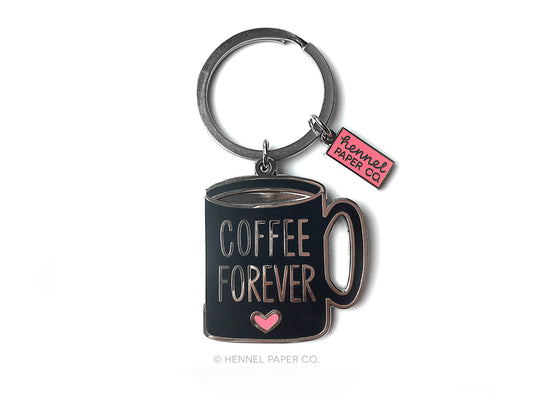 Keychain - Coffee Forever Keychain