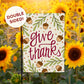 Garden Flag - Give Thanks