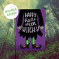 Garden Flag - Happy Halloween Witches