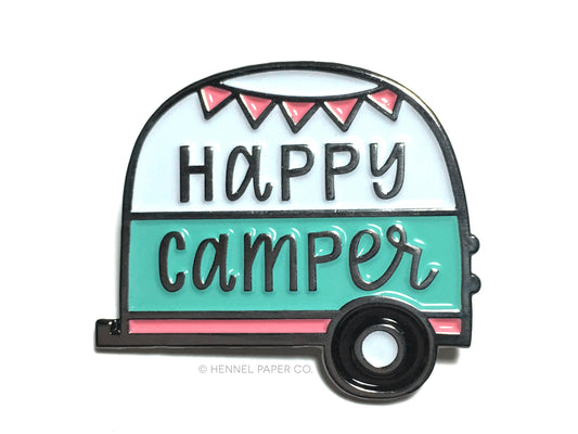 Enamel Pin - Happy Camper