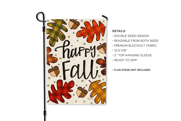 Garden Flag - Happy Fall