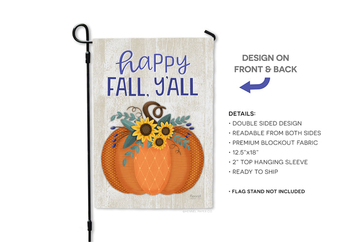 Garden Flag - Happy Fall, Y'all