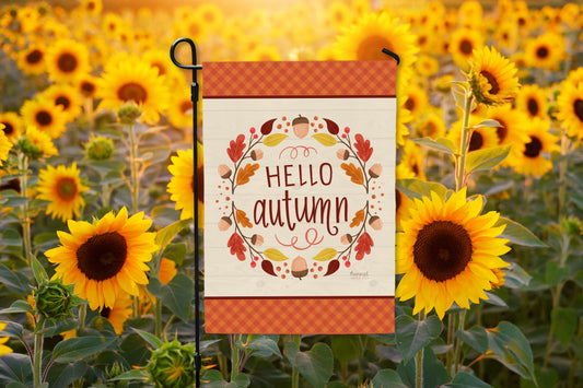 Garden Flag - Hello Autumn