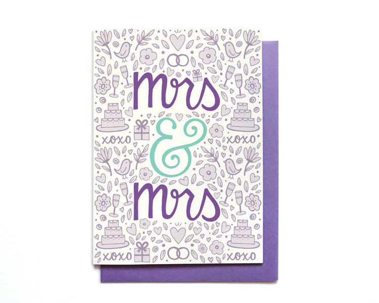 Wedding Card - Mrs & Mrs - WD6