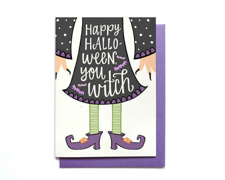 Halloween Card - Witch  - HW4