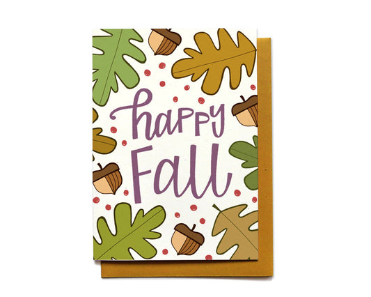 Autumn Card - Happy Fall - AT4