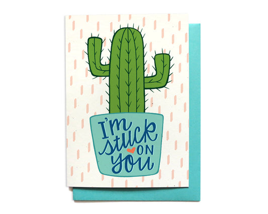 Love Card - Stuck on You Cactus - LV31