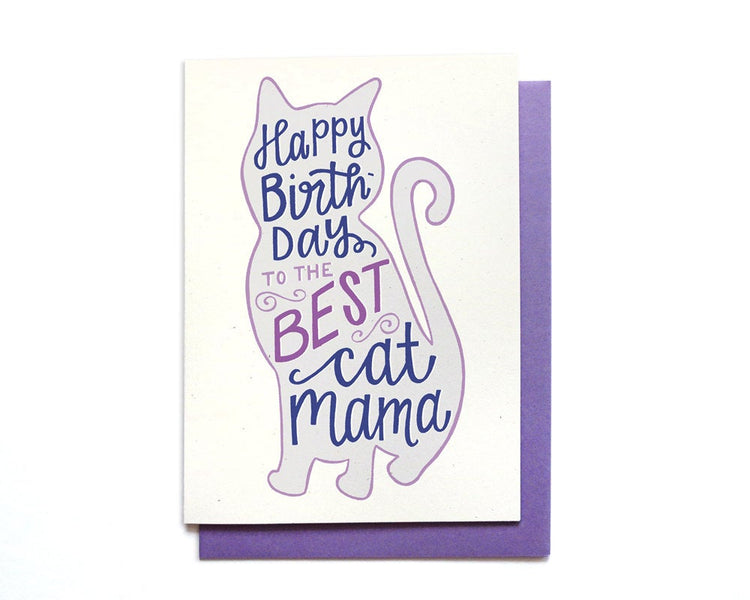 Birthday Card - Cat Mom - BD39