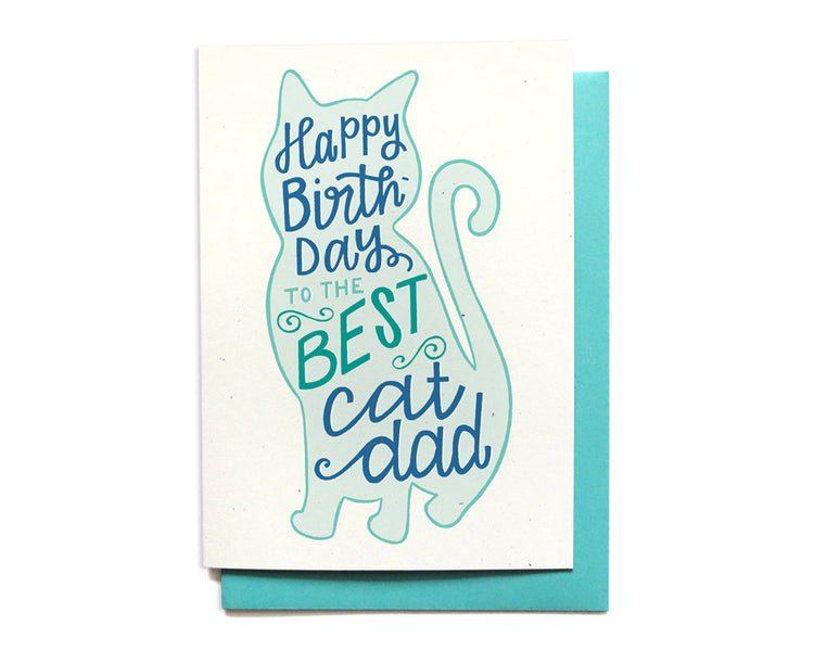 Birthday Card - Cat Dad - BD41