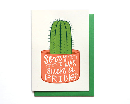Apology Card - Prick Cactus - AP4