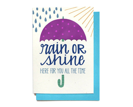 Sympathy Card - Rain or Shine Card - SY3
