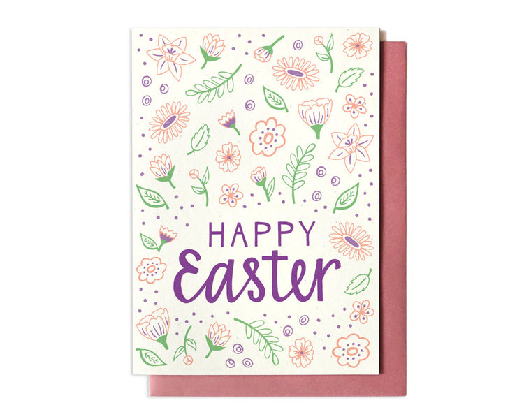 Easter Card - Flowers - EA4