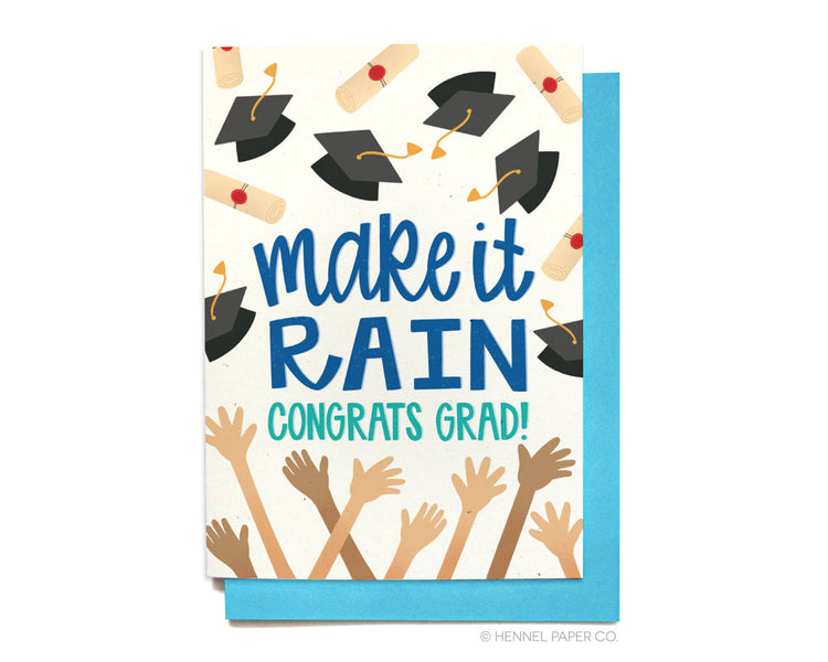 Grad Card - Make It Rain - GR10
