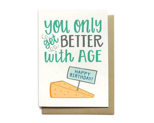 Birthday Card - Cheese - BD42