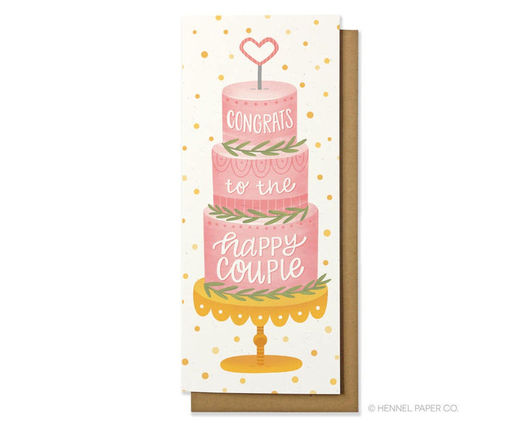 Wedding Card - Cake Money Card - WD13