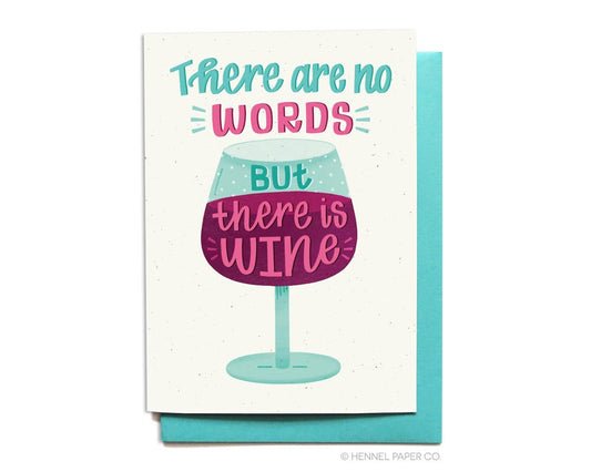 Sympathy Card - Wine - SY4