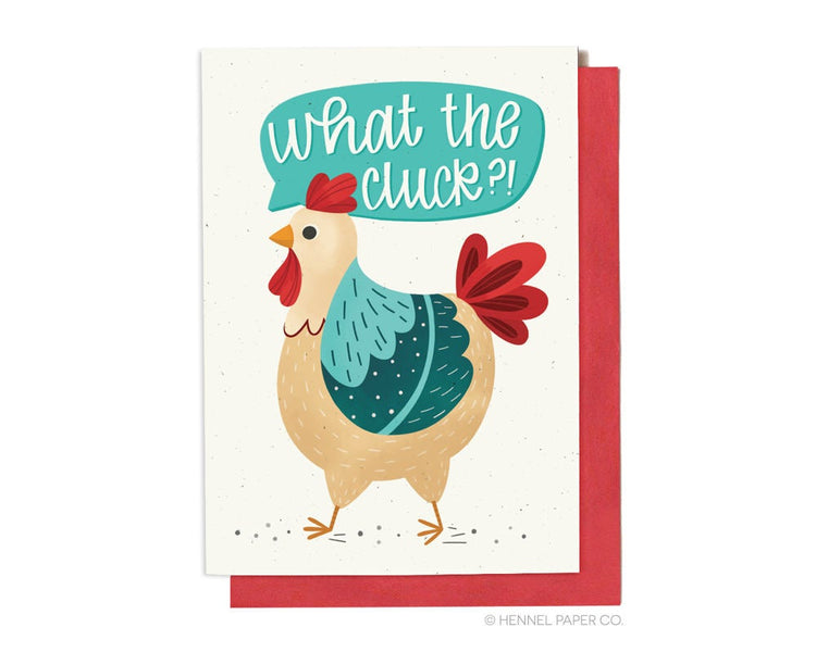 Sympathy Card - What the Cluck - SY6
