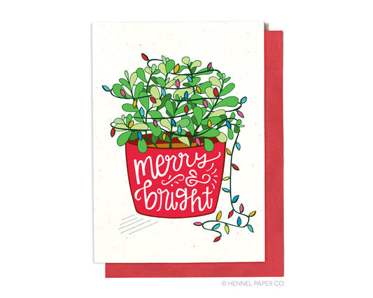 Holiday Card - Merry and Bright - XM1