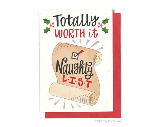 Holiday Card - Naughty List - XM8