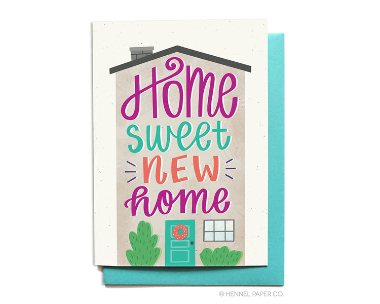 Housewarming card - Home Sweet New Home - CG14