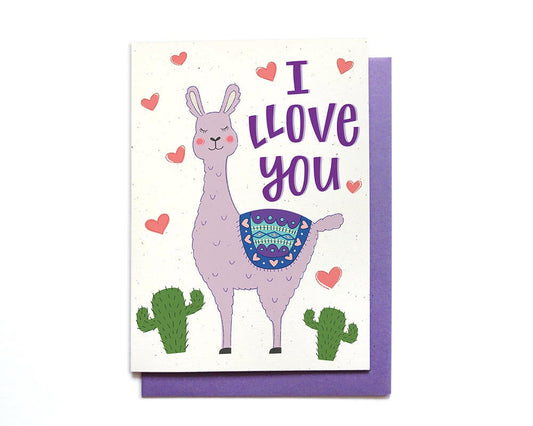 Love Card - Llama - LV36